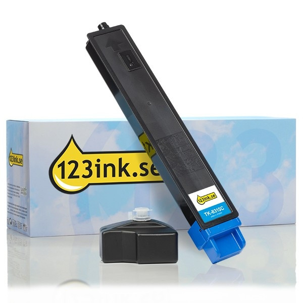 Kyocera TK-8315C cyan toner (varumärket 123ink) 1T02MVCNL0C 079399 - 1