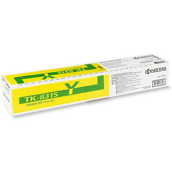 Kyocera TK-8315Y gul toner (original) 1T02MVANL0 079402 - 1