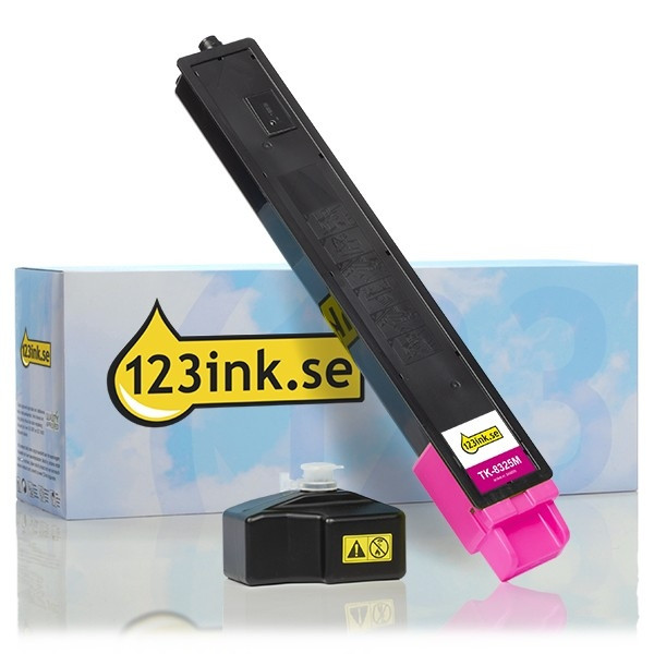 Kyocera TK-8325M magenta toner (varumärket 123ink) 1T02NPBNL0C 094095 - 1