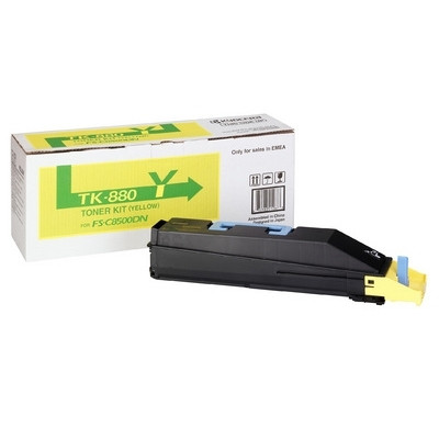 Kyocera TK-880Y gul toner (original) 1T02KAANL0 079300 - 1