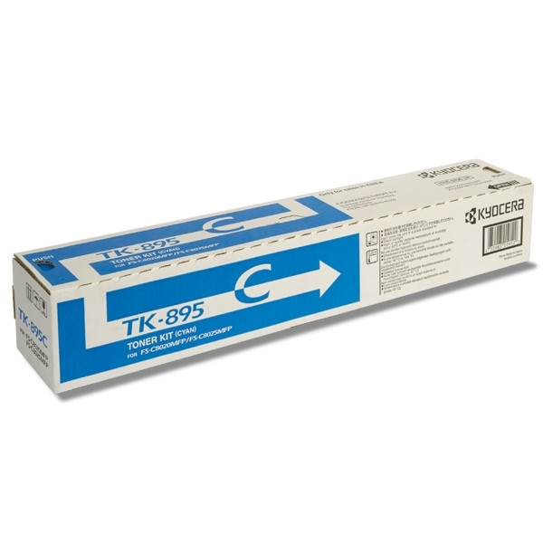 Kyocera TK-895C cyan toner (original) 1T02K0CNL0 079340 - 1