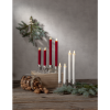 LED Antikljus Flamme | 24.5cm | mörkröd 2st [Star Trading] 062-14 361219 - 3