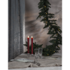 LED Antikljus Flamme | 24.5cm | mörkröd 2st [Star Trading] 062-14 361219 - 4