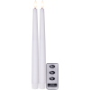 LED Antikljus Flamme | 28cm | vit 2st [Star Trading] 061-84 362074 - 1