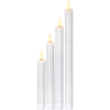 LED Antikljus Flamme | olika höjder | 4st [Star Trading] 063-31 500694 - 1