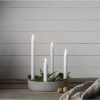 LED Antikljus Flamme | olika höjder | 4st [Star Trading] 063-31 500694 - 2