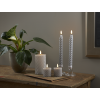 LED Antikljus Flamme Swirl | 25cm | grå 2st [Star Trading] 064-36 361506 - 4