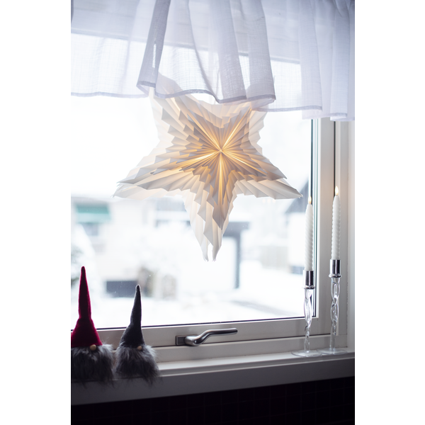 LED Antikljus Flamme Swirl | 25cm | vit 2st [Star Trading] 064-34 500693 - 5