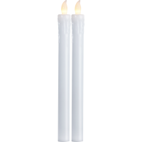 LED Antikljus Presse | 25cm | vit 2st [Star Trading] 066-60 361222