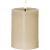 LED Blockljus Flamme Flow | 12.5cm | beige [Star Trading] 060-11 362083 - 1