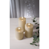 LED Blockljus Flamme Flow | 12.5cm | beige [Star Trading] 060-11 362083 - 4