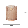 LED Blockljus Flamme Romb | 10cm | rosa [Star Trading] 061-46 501547 - 3
