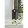 LED Blockljus Flamme Rustic | 12.5cm | svart [Star Trading] 061-17-1 361413 - 4
