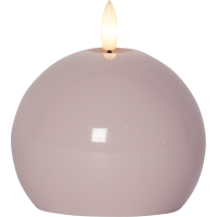LED Blockljus Flamme Shine | 11cm | rosa [Star Trading] 061-81 501540