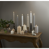 LED Blockljus Flamme Swirl | 7.5cm | grå 2st [Star Trading] 061-12 361513 - 5