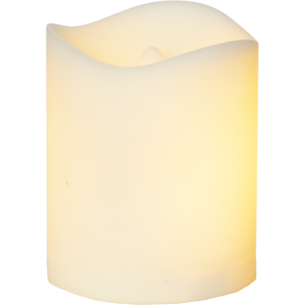 LED Gravljus Flame Candle | 7cm | vit [Star Trading] 062-35 361230 - 1