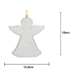LED Gravljus Flamme Angel | 0.02W | 18cm | vit [Star Trading] 063-66 362094 - 4