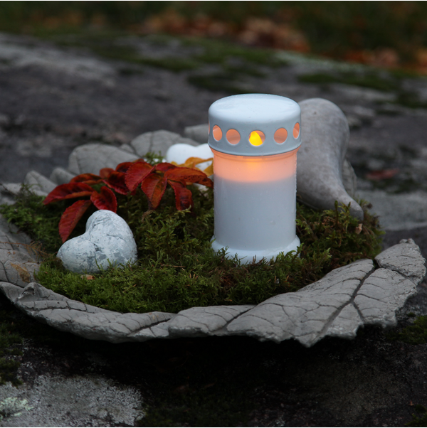 LED Gravljus Serene | 0.04W | 12.5cm | vit [Star Trading] 067-30-1 361231 - 2