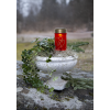 LED Gravljus Solcell Hearty | 12cm | röd [Star Trading] 483-11 501719 - 2