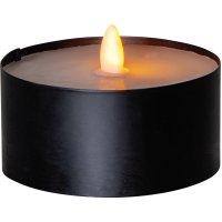 LED Ljus Torch Candle | 7cm | svart [Star Trading] 062-37-1 362095