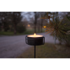 LED Ljus Torch Candle | 7cm | svart [Star Trading] 062-37-1 362095 - 2