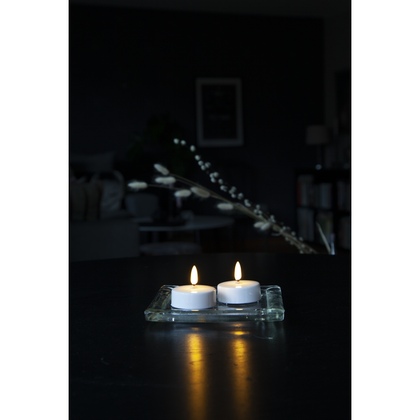 LED Värmeljus Flamme | 5.5cm | vit 2st [Star Trading] 063-06 361234 - 3