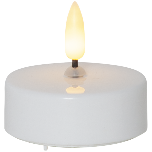 LED Värmeljus Flamme | 5.5cm | vit 2st [Star Trading] 063-06 361234 - 4