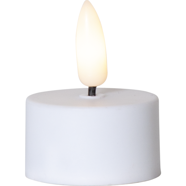 LED Värmeljus Flamme | 5cm | vit 2st [Star Trading] 063-05-1 361233 - 3