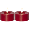 LED Värmeljus Flamme Flow | 5.5cm | röd 2st [Star Trading] 060-07 362106 - 1