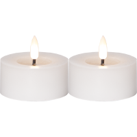 LED Värmeljus Flamme Flow | 5.5cm | vit 2st [Star Trading] 060-06 362105