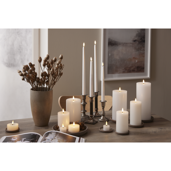 LED Värmeljus Flamme Flow | 5.5cm | vit 2st [Star Trading] 060-06 362105 - 4