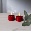 LED Värmeljus Flamme Flow | 5cm | röd 2st [Star Trading] 060-02 362104 - 2