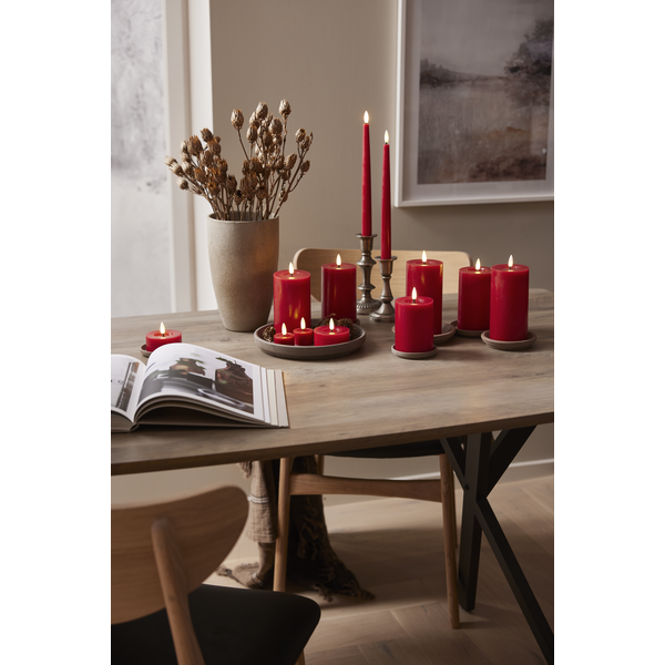 LED Värmeljus Flamme Flow | 5cm | röd 2st [Star Trading] 060-02 362104 - 4
