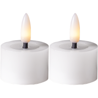 LED Värmeljus Flamme Flow | 5cm | vit 2st [Star Trading] 060-01 362103