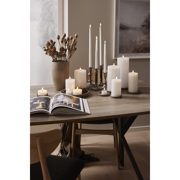 LED Värmeljus Flamme Flow | 5cm | vit 2st [Star Trading] 060-01 362103 - 4