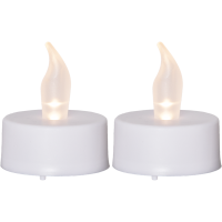 LED Värmeljus Paulo | 4cm | vit 2st [Star Trading] 066-06 361235