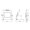 LED arbetsbelysning bärbar | 4000K | 4250 lumen | IP65 | 50W [123ink] 310666 LDR06712 - 7