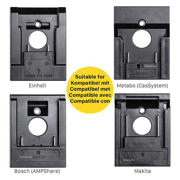 LED arbetsbelysning batteridriven | 5000K | 2000 lumen | IP20 | 20W [123ink] 300823 LDR06716 - 7