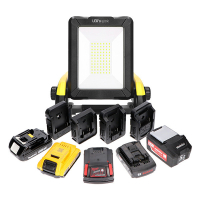 LED arbetsbelysning batteridriven | 5000K | 2900 lumen | IP54 | 20W [123ink] 300819 LDR06600