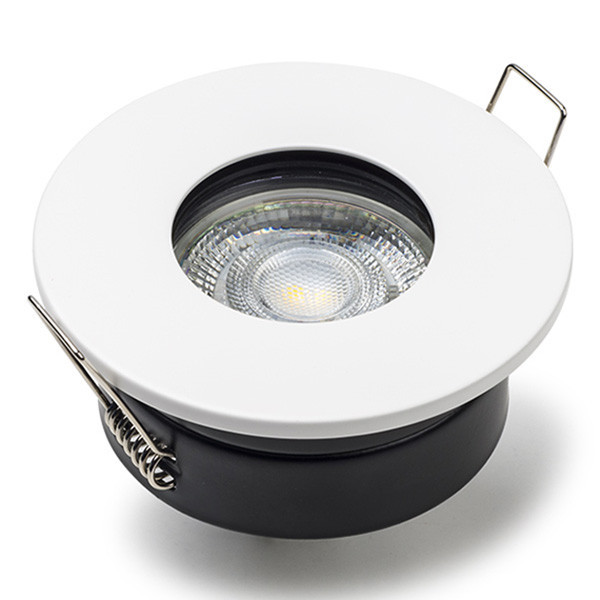 LED infälld armatur GU10 | Ø68mm | IP65 | vit [123ink] LDR08014 - 2