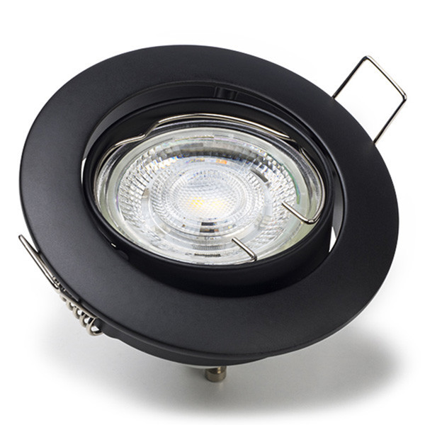LED infälld armatur GU10 | Ø75mm | IP20 | svart [123ink] LDR08001 - 2