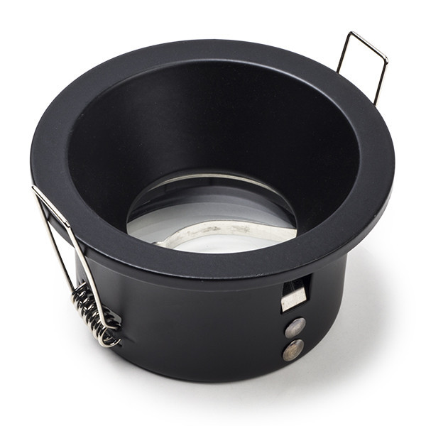 LED infälld armatur GU10 | Ø75mm | IP65 | svart [123ink] LDR08021 - 1