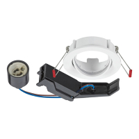 LED infälld armatur GU10 | Ø83 mm | IP23 | vit | Sylvania 6st