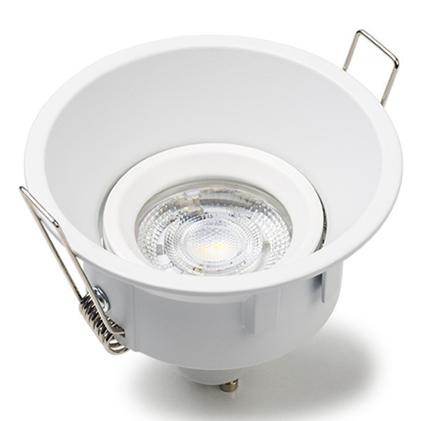 LED infälld armatur GU10 | Ø85mm | IP20 | vit [123ink] LDR08006 - 2