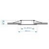 LED infälld armatur GU10 | Ø 75mm | IP20 | silver [123ink] 650100107c TS6002-SN LDR08002 - 5