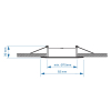 LED infälld armatur GU10 | Ø 75mm | IP20 | svart [123ink] 650000132c TS6020-MB LDR08004 - 5
