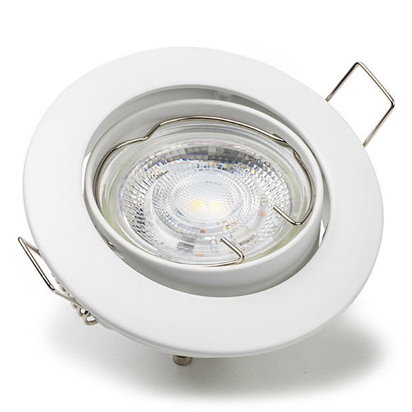 LED infälld armatur GU10 | Ø 75mm | IP20 | vit [123ink] 650100131c TS6002-MW LDR08000 - 2