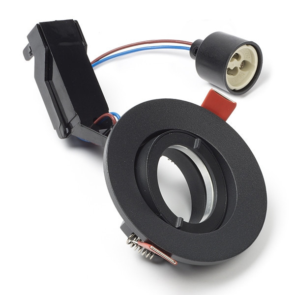 LED infälld armatur GU10 | Ø 75mm | IP44 | antracit [Sylvania] 3099390 LSY00031 - 1