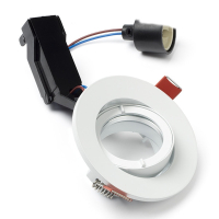 LED infälld armatur GU10 | Ø 75mm | IP44 | utomhus | vit [Sylvania] 3084030 LSY00025