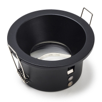 LED infälld armatur GU10 | Ø 75mm | IP65 | svart [123ink] TS6261-MB LDR08021